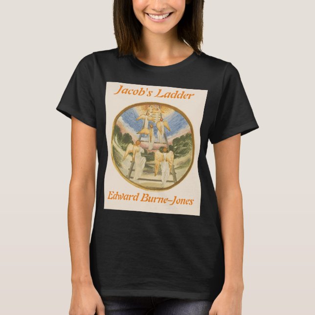 Camiseta Edward Burne-Jones Jacob's Ladder Personalizable T (Frente)