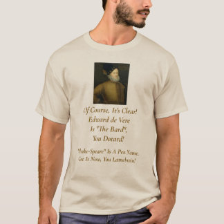 Camiseta Edward de Vere é o Barba, seu Dotard!Camiseta