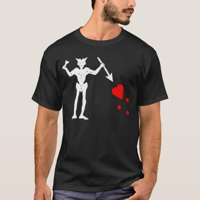 Camiseta Edward ensina (Blackbeard) (Frente)