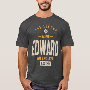 Camiseta Edward Personalised Name Birthday Gift