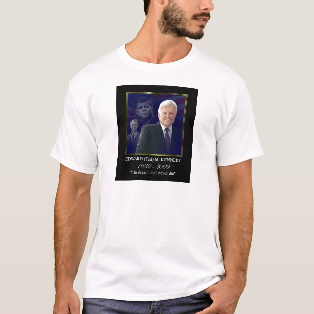 Camiseta Edward (Ted) Kennedy - em Memorium (Frente)
