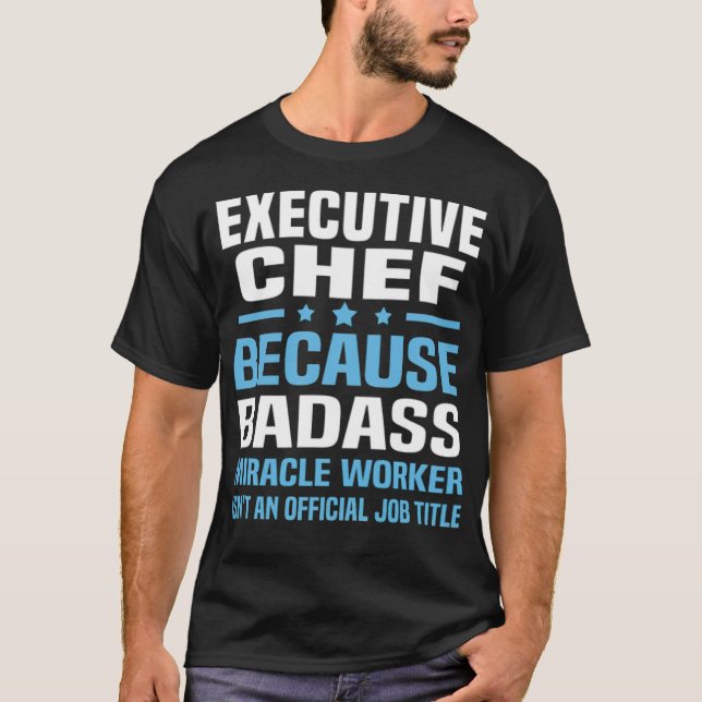Camiseta Eecutive funny crossfit space theme chef jacket  (Frente)