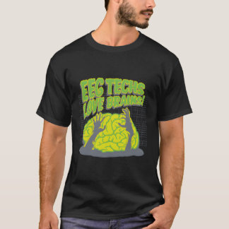 Camiseta Eeg Techs Love Brains