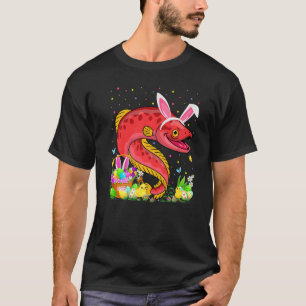Camiseta Eel Fish Easter Ovo Caça Coelho Enguias Páscoa Dom