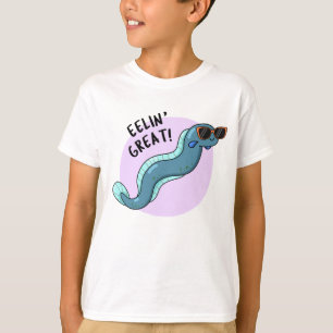 Camiseta Eelin Excelente Engraçado Slippery Eel Pun