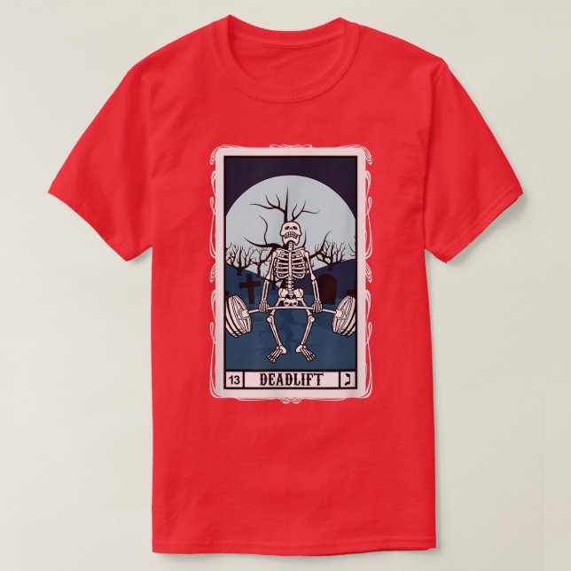 Camiseta Eercise da Malhação do Esqueleto Engraçado da Plac (Frente do Design)