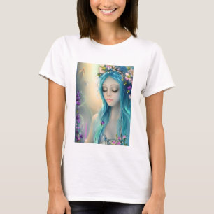 Camiseta Eethal Fantasy Art Belo Fada Azul