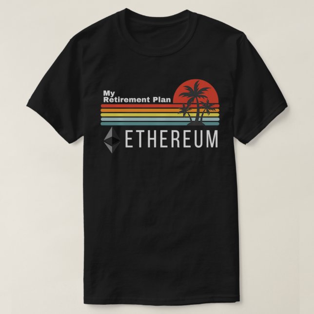 Camiseta Eethum Meu Plano De Reforma Bloqueia ETH Crypto (Frente do Design)