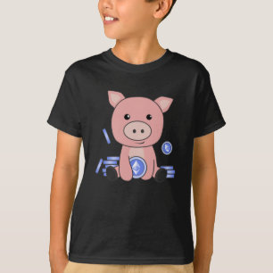Camiseta Eetum Piggy Bank Hodds Moedas com Retenção Digital