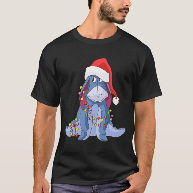 Camiseta Eeyore Santa Claus  (Frente)