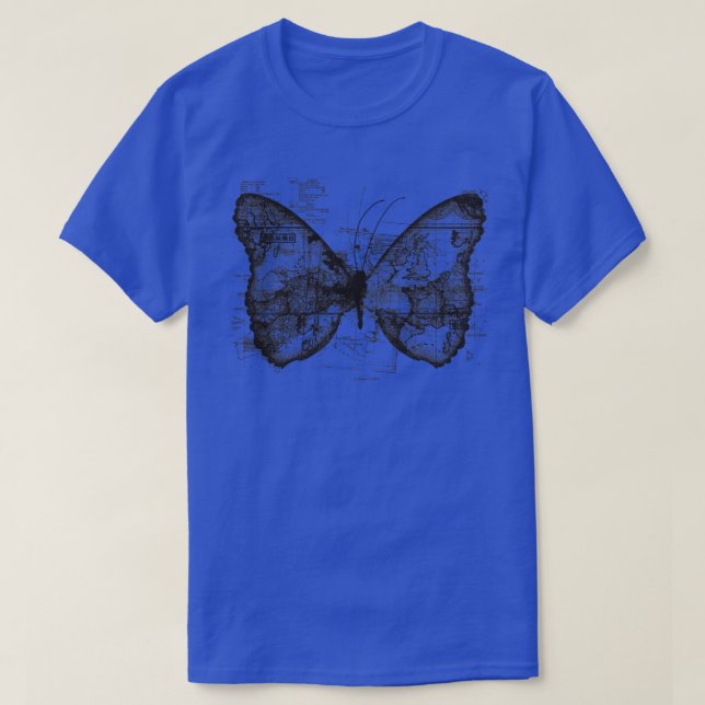 Camiseta Efeito borboleta (Frente do Design)