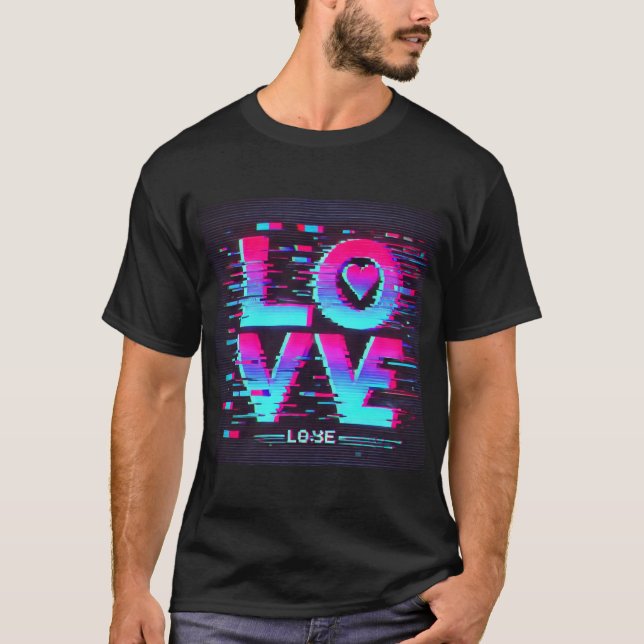 Camiseta Efeito de Amor com Falha Digital (Frente)