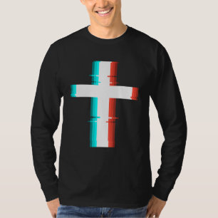 Camiseta Efeito legal da Diminuição Moderna da Cruz Cristã