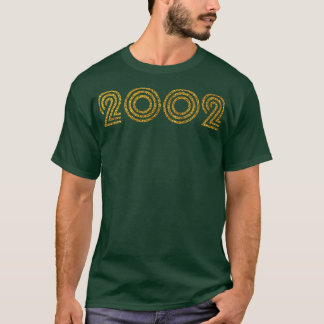 Camiseta Efeito Literário do Ano de Nascimento de 2002