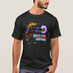 Camiseta Efeito Mutante do Comandante do German shepherd