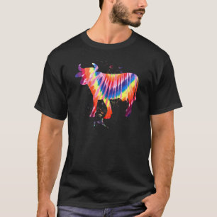 Camiseta Efeito Retro Tie Dye de Vaca Maneira