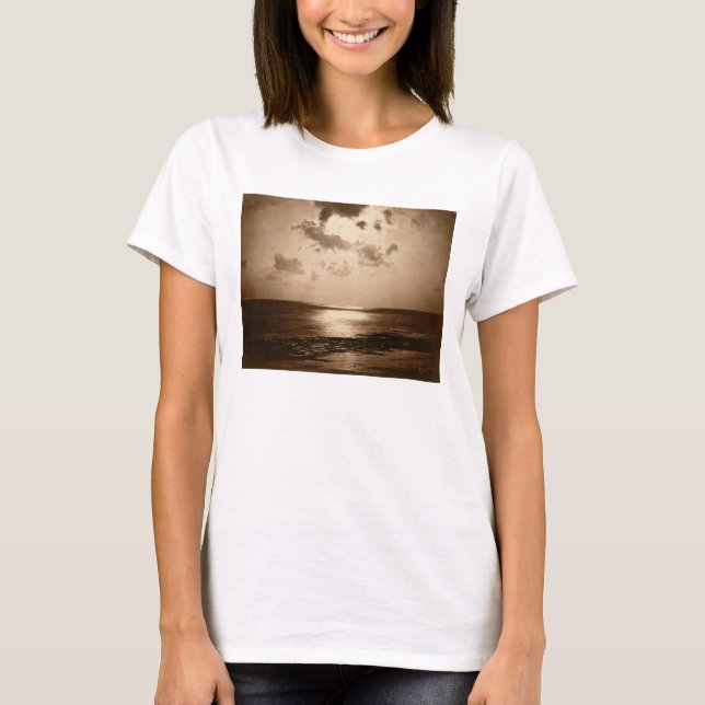 Camiseta Efeito Solar - Oceano, 1857 (impressão de albumina (Frente)