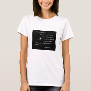 Camiseta Éfesianos 6:12 para lutarmos não contra carne.