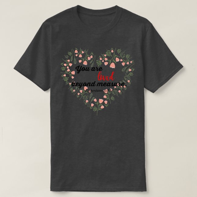 Camiseta Éfesianos Versos bíblias (Frente do Design)