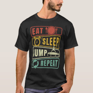 Camiseta Efetue a ejeção de depressão Repetir a Malhação de