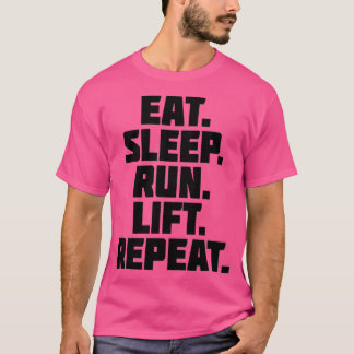 Camiseta Efetue a operação de repouso repetidamente