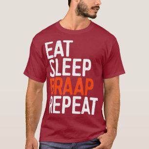 Camiseta Efetue a repetição da bicicleta de braçadeira de r