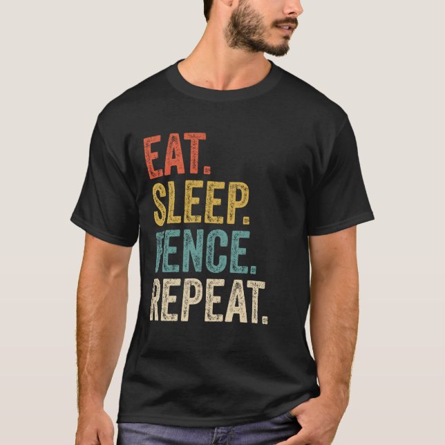 Camiseta Efetue a vedação de repetição da vedação de latênc (Frente)