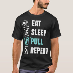 Camiseta Efetue o movimento repetitivo do pombo-argila