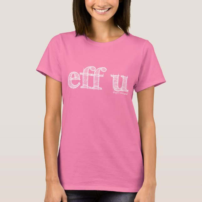 Camiseta eff u branco (Frente)
