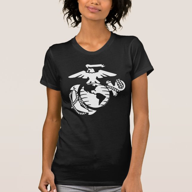 Camiseta EGA de uma cor - branco (Frente)