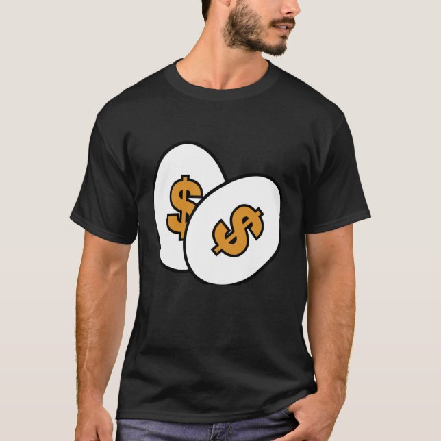 Camiseta Egg Gold Dollar Sign (Frente)