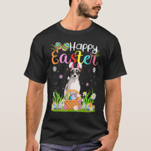 Camiseta Egg Hunt Bunny Jack Russell Terrier Dog Happy East