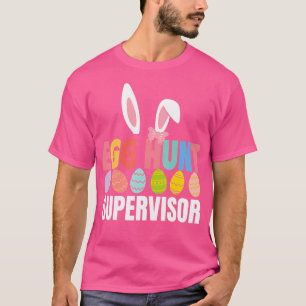 Camiseta Egg Hunt Supervisor de Ovo Festa de Caça-Ovos Mãe