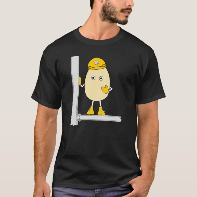 Camiseta Egghead Construção (Frente)