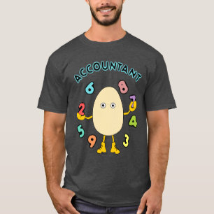 Camiseta Egghead de Contabilidade