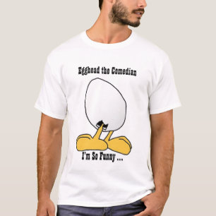Camiseta Egghead o comediante - t-shirt básico dos adultos