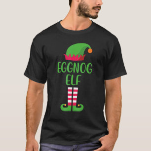 Camiseta Eggnog Elf Family Matching Group Xmas