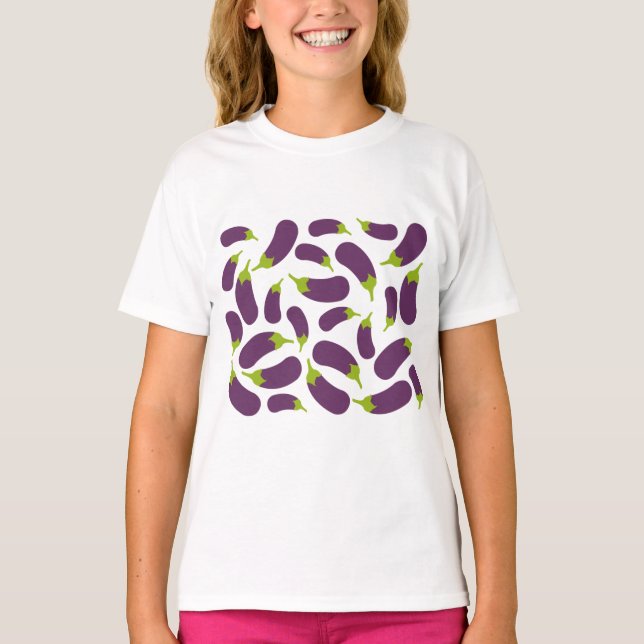 Camiseta EggPlant EggPlant Purple Vegetal Design (Frente)