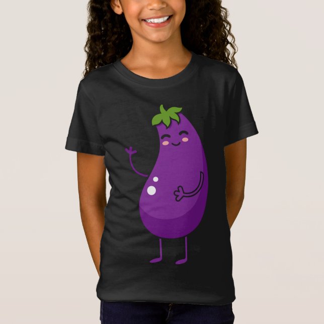 Camiseta EggPlant - Fruta Gift Fruta Funny EggPlant Fruta T (Frente)