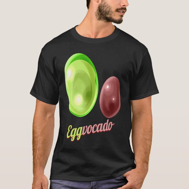 Camiseta Eggs Painted As Avocado Eggvocado For Hunt on Eggs (Frente)