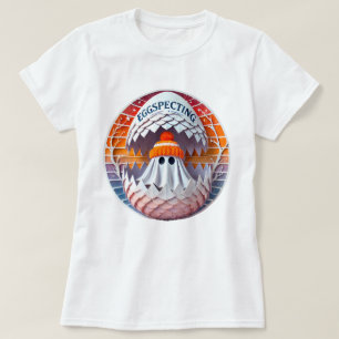 Camiseta Eggspecting Baby Announing - Halloween Themed