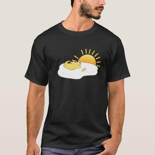 Camiseta Eggspensive Eggs u201CKeep On The Sunny Sideu201D  (Frente)
