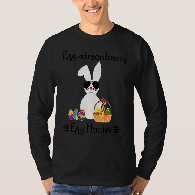 Camiseta Eggspert Ovo Hunter Páscoa T Boy Bunny P (Frente)