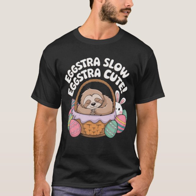 Camiseta Eggstra Devagar, Eggstra Cute! (Frente)