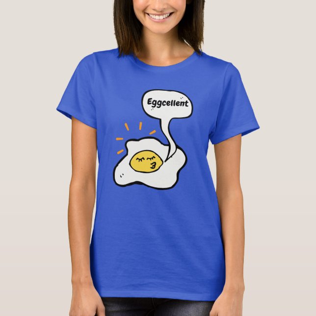 Camiseta Eggxelente Ovo Estrelado (Frente)