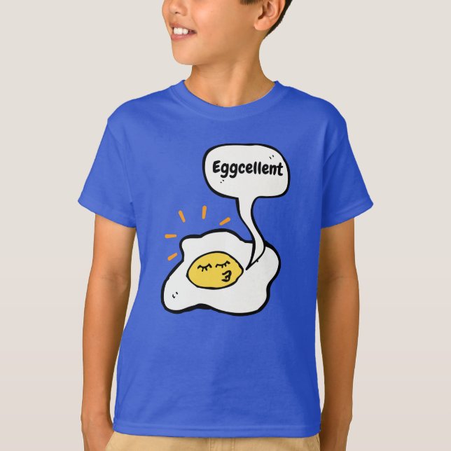 Camiseta Eggxelente Ovo Estrelado (Frente)