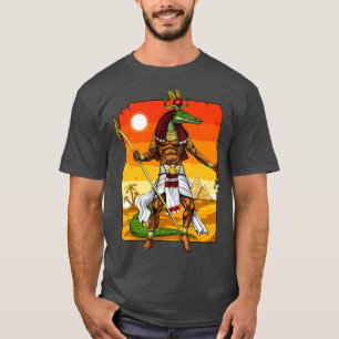 Camiseta Egípcia Mitologia Deus Sobek