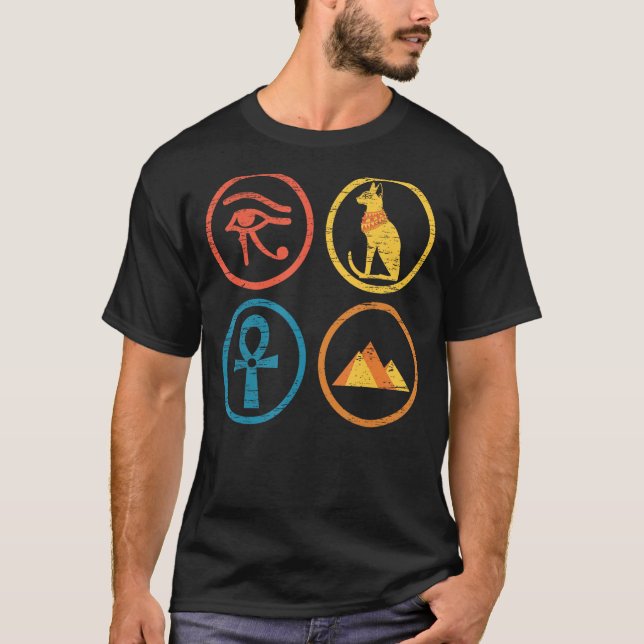 Camiseta Egípcia Mitologia Egito Pirâmide Antigo Egito (Frente)