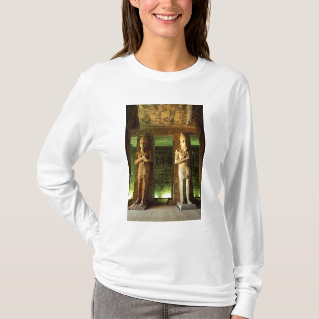 Camiseta Egito, Abu Simbel, Estátua de Ramsés II, (Frente)