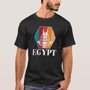 Camiseta Egito Anubis Pharaoh Sphinx E Pirâmide De Giza Ni